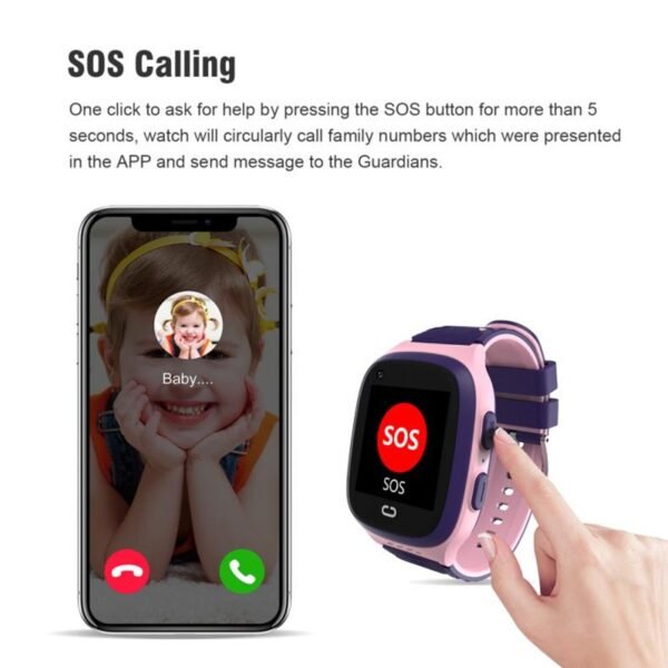 SOS Calling and Video Chat Watch