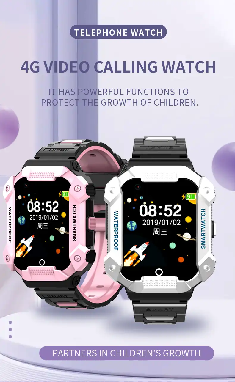 Kids Smart Watch with GPS Tracker Colours