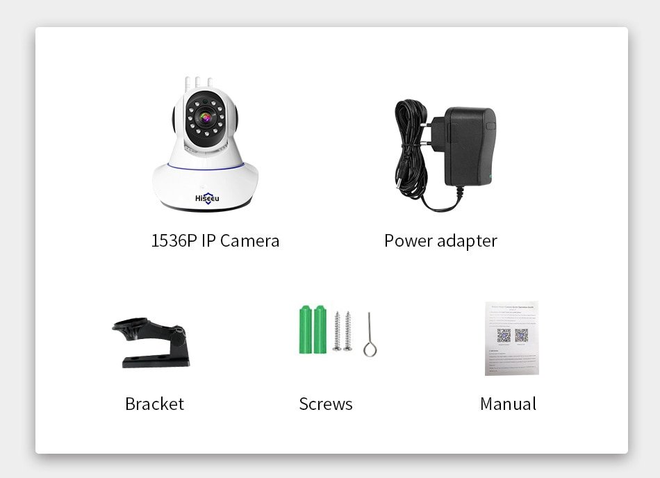 1536P WiFi Home Security Camera