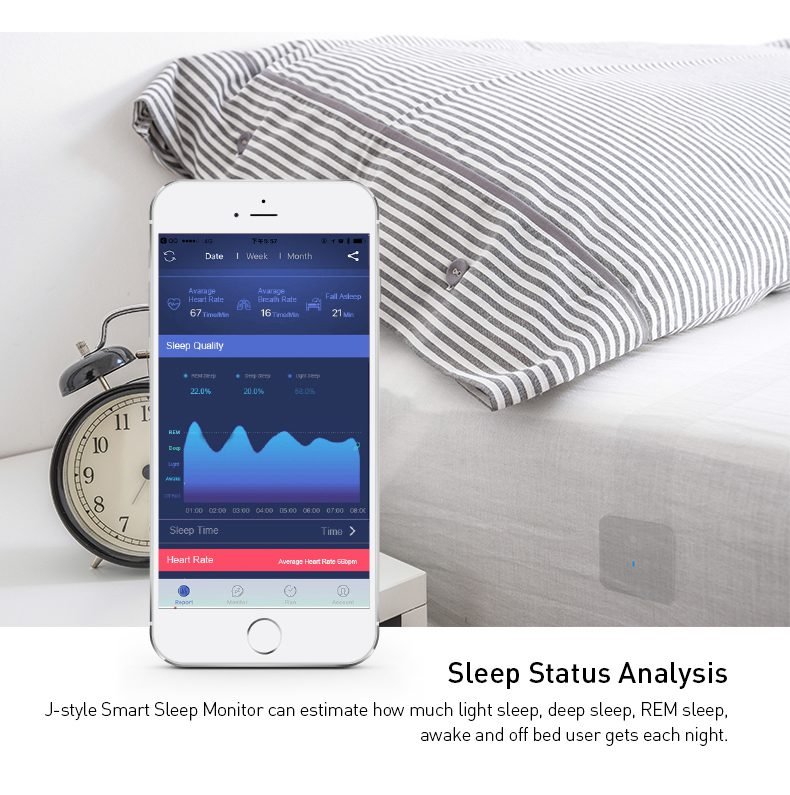 Sleep Tracking Bluetooth Monitor Alarm