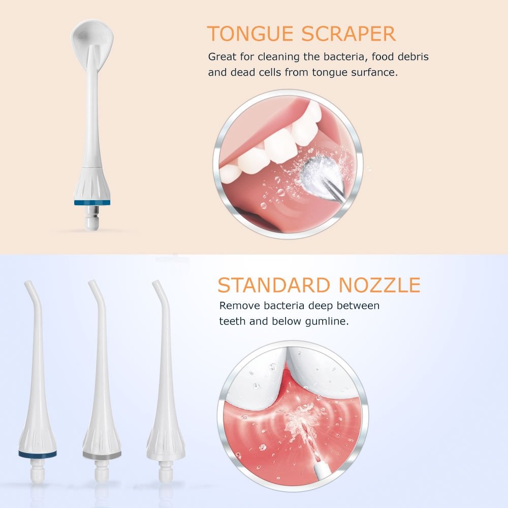 Dental Flosser Scrapers