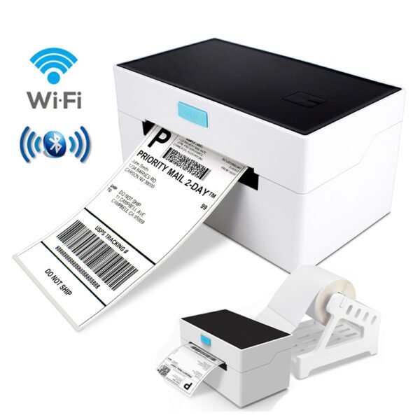 usb wifi label printer with paper